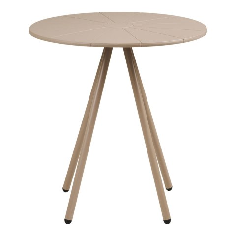 Stół Barletta bistro okrągły taupe 70 cm do ogrodu i na taras ( Rozmiar: uniwersalny )