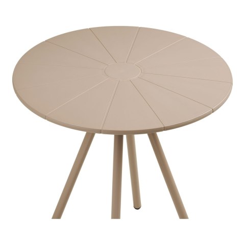 Stół Barletta bistro okrągły taupe 70 cm do ogrodu i na taras ( Rozmiar: uniwersalny )