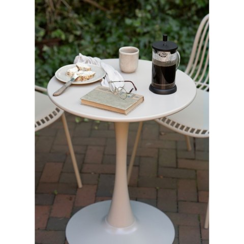 Stół okrągły Meira 60 cm taupe do kuchni i jadalni House Nordic ( Rozmiar: uniwersalny )
