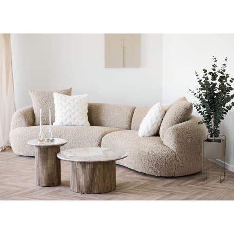 Stolik kawowy Athens okrągły biały z ceramicznym blatem 45 cm ( Rozmiar: uniwersalny )