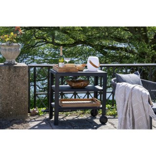 Taca drewniana Faro prostokątna z drewna tekowego 58x38 cm do serwowania ( Rozmiar: uniwersalny )