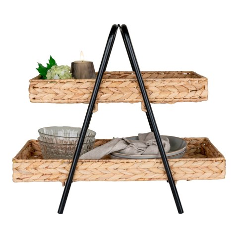 Taca prostokątna dwupoziomowa Alfaro boho do serwowania House Nordic 42 cm ( Rozmiar: uniwersalny )