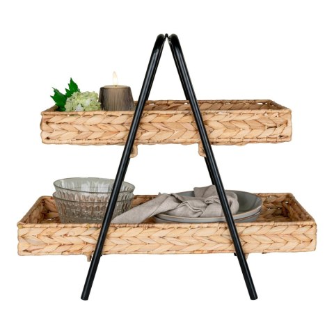 Taca prostokątna dwupoziomowa Alfaro boho do serwowania House Nordic 42 cm ( Rozmiar: uniwersalny )
