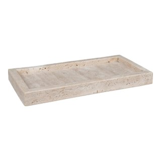 Taca prostokątna trawertynowa House Nordic do serwowania i dekoracji 30,5x15 cm ( Rozmiar: uniwersalny )