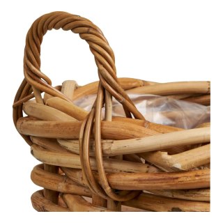 Burton House Nordic zestaw 3 koszy dekoracyjnych rattan naturalny do salonu ( Rozmiar: uniwersalny )