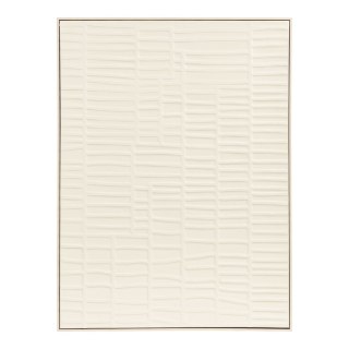 Dekoracja ścienna Ena House Nordic beżowa relief 60x80 cm do salonu ( Rozmiar: uniwersalny )