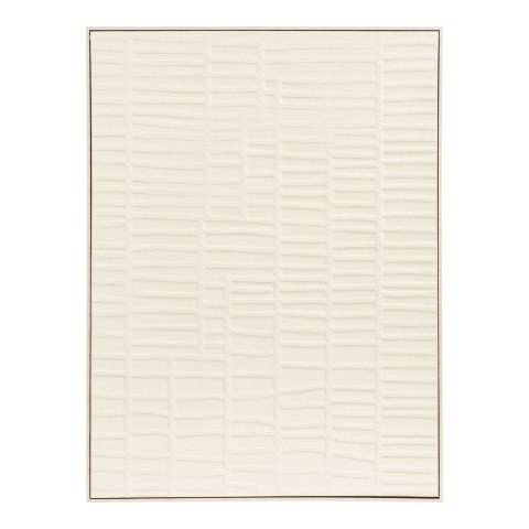 Dekoracja ścienna Ena House Nordic beżowa relief 60x80 cm do salonu ( Rozmiar: uniwersalny )