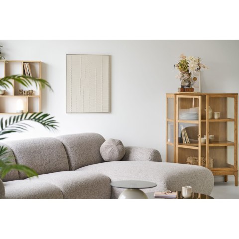 Dekoracja ścienna Ena House Nordic beżowa relief 60x80 cm do salonu ( Rozmiar: uniwersalny )