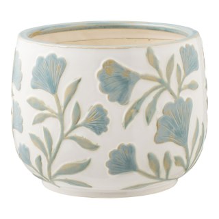 Doniczka ceramiczna Miłorząb biała do salonu House Nordic 22,5 cm ( Rozmiar: uniwersalny )