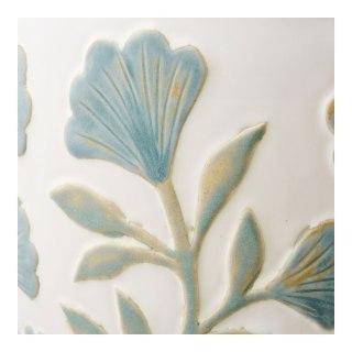 Doniczka ceramiczna Miłorząb biała do salonu House Nordic 22,5 cm ( Rozmiar: uniwersalny )