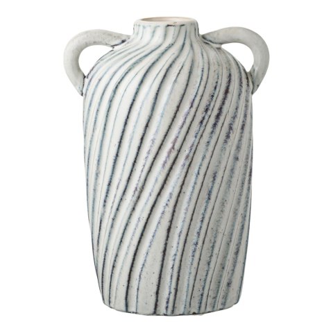 House Nordic Foma niebieski wazon ceramiczny na kwiaty do salonu ( Rozmiar: uniwersalny )