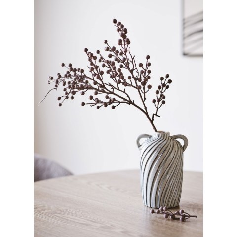 House Nordic Foma niebieski wazon ceramiczny na kwiaty do salonu ( Rozmiar: uniwersalny )