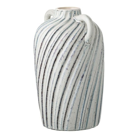 House Nordic Foma niebieski wazon ceramiczny na kwiaty do salonu ( Rozmiar: uniwersalny )