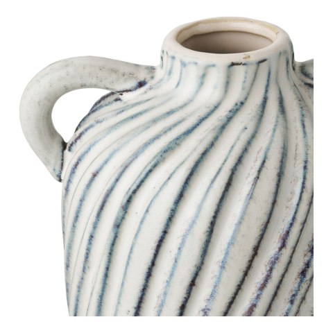 House Nordic Foma niebieski wazon ceramiczny na kwiaty do salonu ( Rozmiar: uniwersalny )