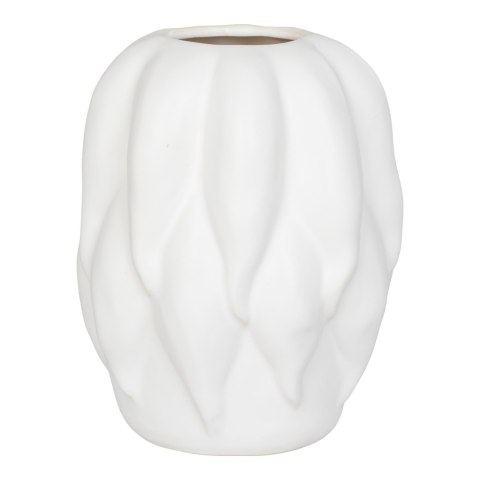 House Nordic biały wazon ceramiczny dekoracyjny 26 cm do salonu ( Rozmiar: uniwersalny )