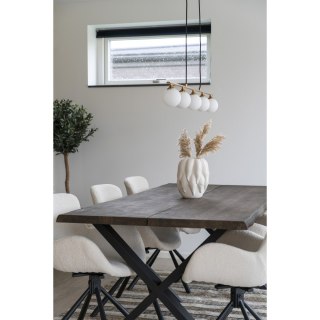 House Nordic biały wazon ceramiczny dekoracyjny 26 cm do salonu ( Rozmiar: uniwersalny )
