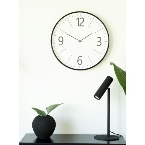 House Nordic nowoczesny cichy zegar ścienny biały 51 cm do salonu ( Rozmiar: uniwersalny )