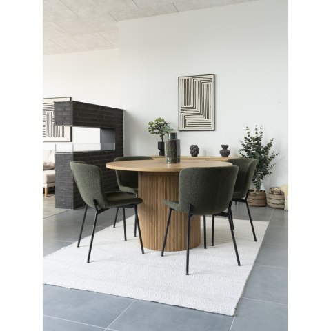 House Nordic wazon ceramiczny zielono‑brązowy 30 cm dekoracyjny do salonu ( Rozmiar: uniwersalny )
