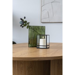 House Nordic wazon szklany zielony dekoracyjny na kwiaty do salonu ( Rozmiar: uniwersalny )