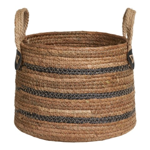 Kosz dekoracyjny Erba z liści bananowca boho zestaw 2 sztuk do salonu ( Rozmiar: uniwersalny )