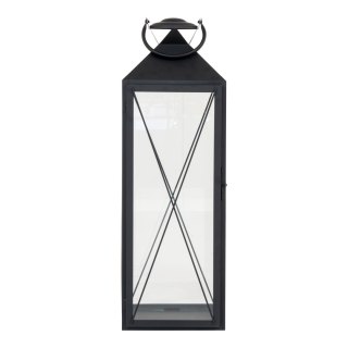 Lampion ogrodowy Casa House Nordic czarny metalowo-szklany zestaw 2 szt. ( Rozmiar: uniwersalny )