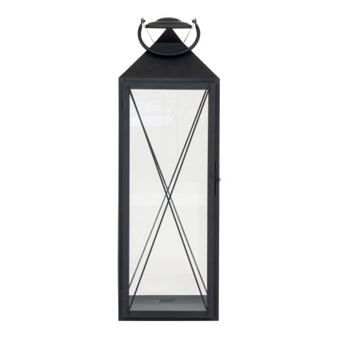 Lampion ogrodowy Casa House Nordic czarny metalowo-szklany zestaw 2 szt. ( Rozmiar: uniwersalny )