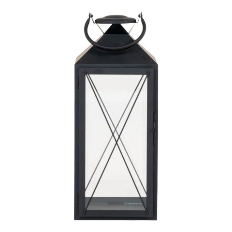 Lampion ogrodowy Casa House Nordic czarny metalowo-szklany zestaw 2 szt. ( Rozmiar: uniwersalny )