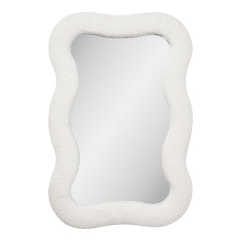 Lustro owalne Bosaro miś białe dekoracyjne do pokoju dziecka 80x54 cm ( Rozmiar: uniwersalny )