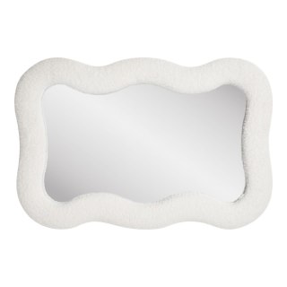 Lustro owalne Bosaro miś białe dekoracyjne do pokoju dziecka 80x54 cm ( Rozmiar: uniwersalny )