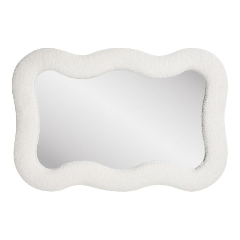 Lustro owalne Bosaro miś białe dekoracyjne do pokoju dziecka 80x54 cm ( Rozmiar: uniwersalny )