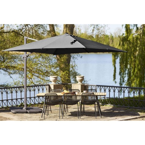 Parasol ogrodowy wiszący Baza 295x295 cm nowoczesny czarny House Nordic ( Rozmiar: uniwersalny )
