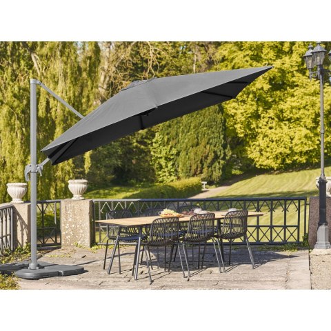 Parasol ogrodowy wiszący Baza 295x295 cm nowoczesny czarny House Nordic ( Rozmiar: uniwersalny )
