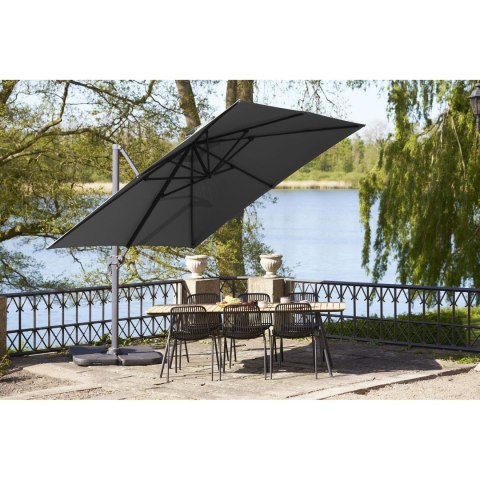 Parasol ogrodowy wiszący Baza 295x295 cm nowoczesny czarny House Nordic ( Rozmiar: uniwersalny )