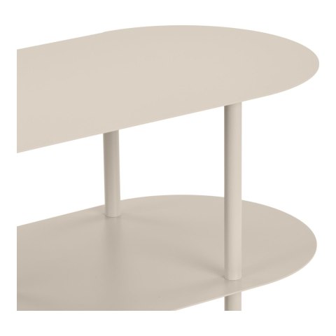 Regał metalowy Rieti House Nordic na książki loftowy piaskowy 118 cm ( Rozmiar: uniwersalny )