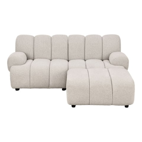 Sofa modułowa Taza narożna 2,5-osobowa piaskowa do salonu ( Rozmiar: uniwersalny )