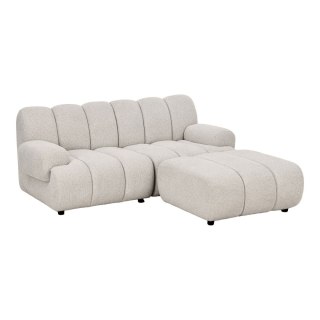 Sofa modułowa Taza narożna 2,5-osobowa piaskowa do salonu ( Rozmiar: uniwersalny )