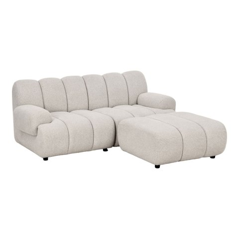 Sofa modułowa Taza narożna 2,5-osobowa piaskowa do salonu ( Rozmiar: uniwersalny )