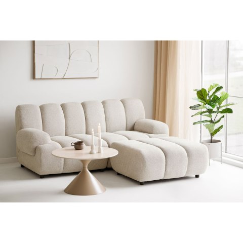 Sofa modułowa Taza narożna 2,5-osobowa piaskowa do salonu ( Rozmiar: uniwersalny )