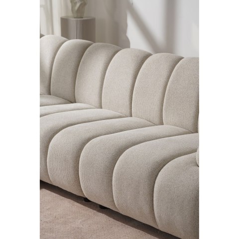 Sofa narożna Taza modułowa 3,5-osobowa piaskowa do salonu lewa ( Rozmiar: uniwersalny )