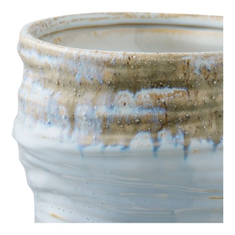 Wazon Toran ceramiczny jasnoniebieski nowoczesny wazon na kwiaty ( Rozmiar: uniwersalny )