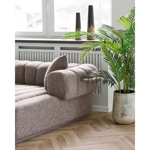 Wazon ceramiczny Cali brązowy wysoki dekoracyjny do salonu 48 cm ( Rozmiar: uniwersalny )
