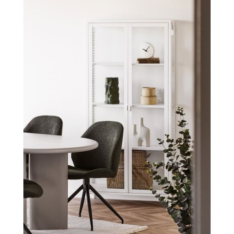 Wazon ceramiczny Natu zielony okrągły 25,5 cm dekoracyjny do salonu ( Rozmiar: uniwersalny )