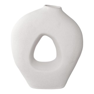 Wazon ceramiczny z dziurą biały 27,8cm ( Rozmiar: uniwersalny )