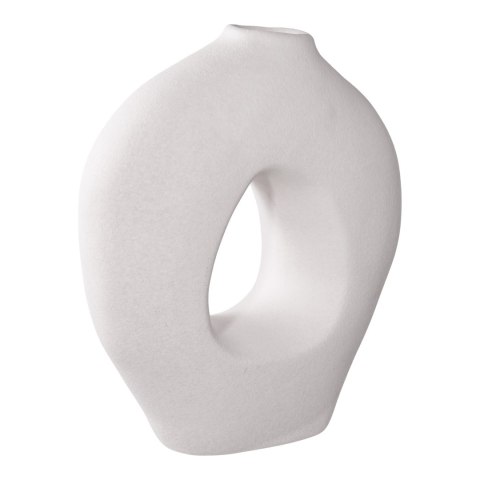 Wazon ceramiczny z dziurą biały 27,8cm ( Rozmiar: uniwersalny )