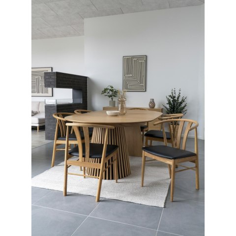 Wazon szklany Kler brązowy dekoracyjny 23 cm do salonu House Nordic ( Rozmiar: uniwersalny )