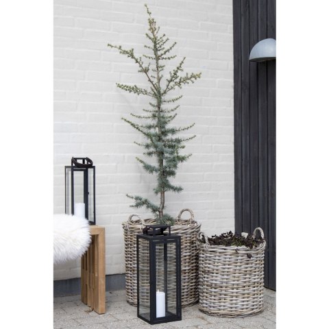 Zestaw 2 koszy dekoracyjnych Indo rattan boho do salonu i na taras House Nordic ( Rozmiar: uniwersalny )