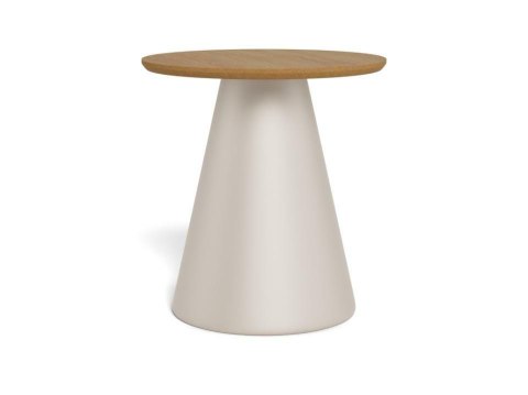 Actona Soli stolik kawowy okrągły drewniany dębowy 45 cm do salonu ( Rozmiar: uniwersalny )