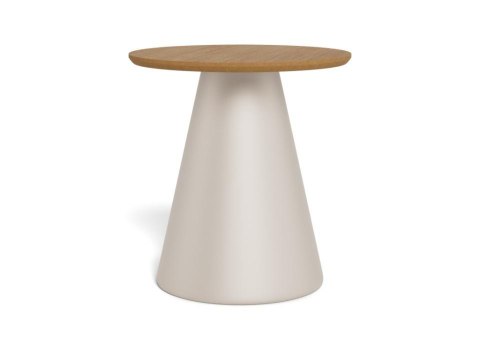 Actona Soli stolik kawowy okrągły drewniany dębowy 45 cm do salonu ( Rozmiar: uniwersalny )