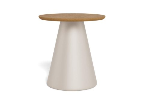 Actona Soli stolik kawowy okrągły drewniany dębowy 45 cm do salonu ( Rozmiar: uniwersalny )