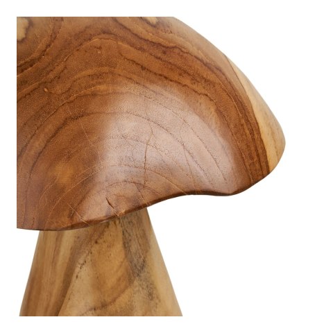 Dekoracja ogrodowa Mushrooms House Nordic komplet z drewna tekowego naturalny ( Rozmiar: uniwersalny )